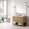 James Martin Vanities Breckenridge 48in Single Vanity, Light Natural Oak w/ 3 CM Carrara Marble Top 330-V48-LNO-3CAR - alternate 2